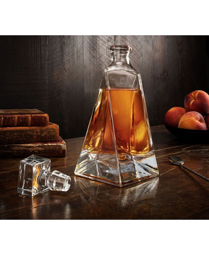 JoyJolt Atlas Crystal Whiskey Decanter, 22 Oz Macy's