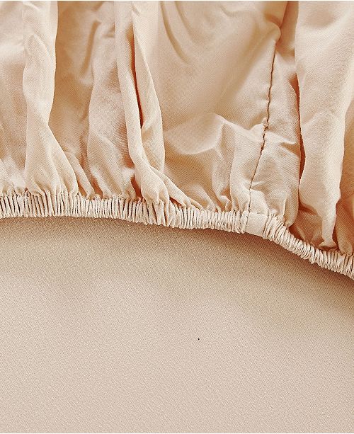 Lily David Bella Shabby Chic Easy Care Ruffled Microfiber Bed
