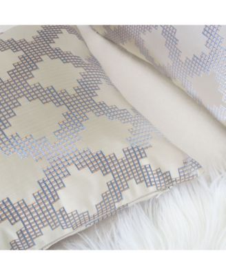 Ellie Satin Jacquard Decorative Pillow, 20" x 20"