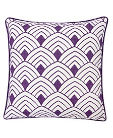 Abigail Waves Square Decorative Throw Pillow