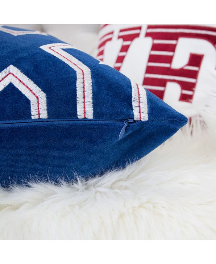 Homey Cozy Star Independence Day Square Decorative Throw Pillow Macy's