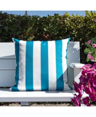 Olivia Stripe Indoor/Outdoor 2-Pack Decorative Pillows, 20" x 20"