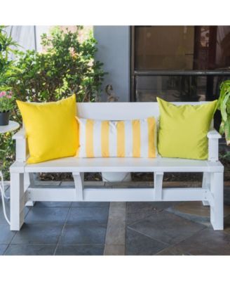 Olivia Stripe Indoor/Outdoor Decorative Pillow, 12" x 20"