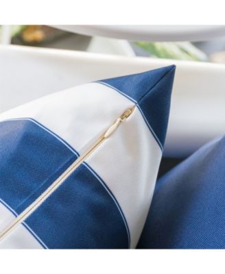 Olivia Stripe Indoor/Outdoor Decorative Pillow, 12" x 20"