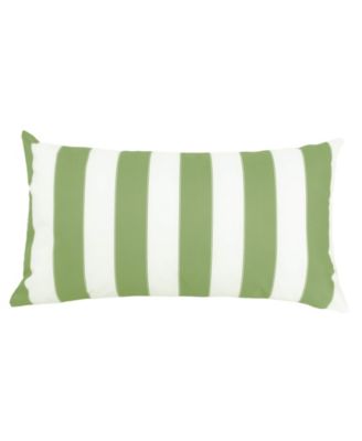 Olivia Stripe Indoor/Outdoor Decorative Pillow, 12" x 20"