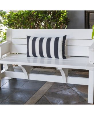 Olivia Stripe Indoor/Outdoor Decorative Pillow, 12" x 20"