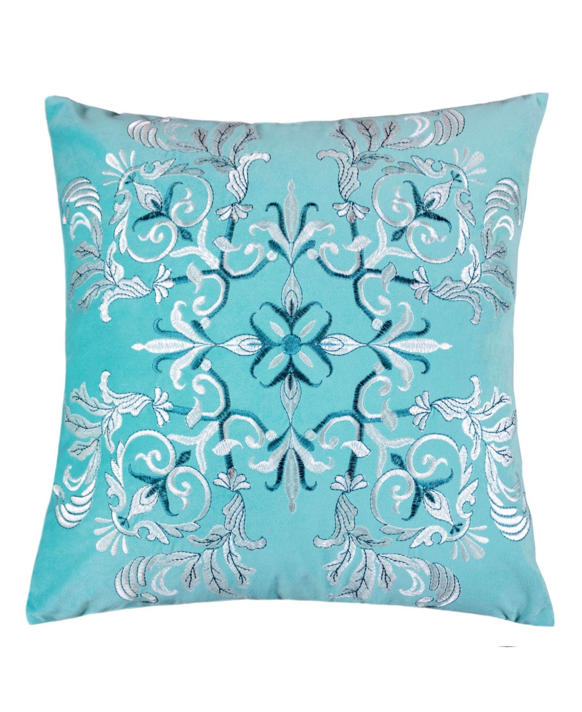 Homey Cozy Floral Elegant Square Decorative Throw Pillow