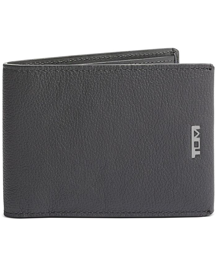 TUMI Men's Double Billfold Leather Wallet - Macy's