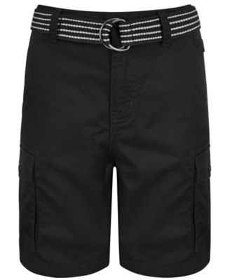 Ring of Fire - Big Boys Cargo Shorts with Removable D-Ring Belt
