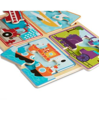 Melissa and Doug Wooden Puzzle - Ready, Set, Go
