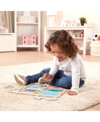 Melissa and Doug Wooden Puzzle - Ready, Set, Go