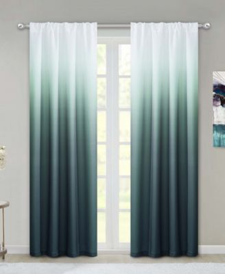 Dainty Home Ombre 40" x 84" Curtain Set