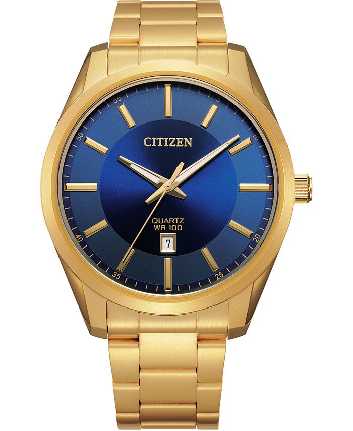 Citizen Men s Quartz Gold Tone Stainless Steel Bracelet Watch 42mm