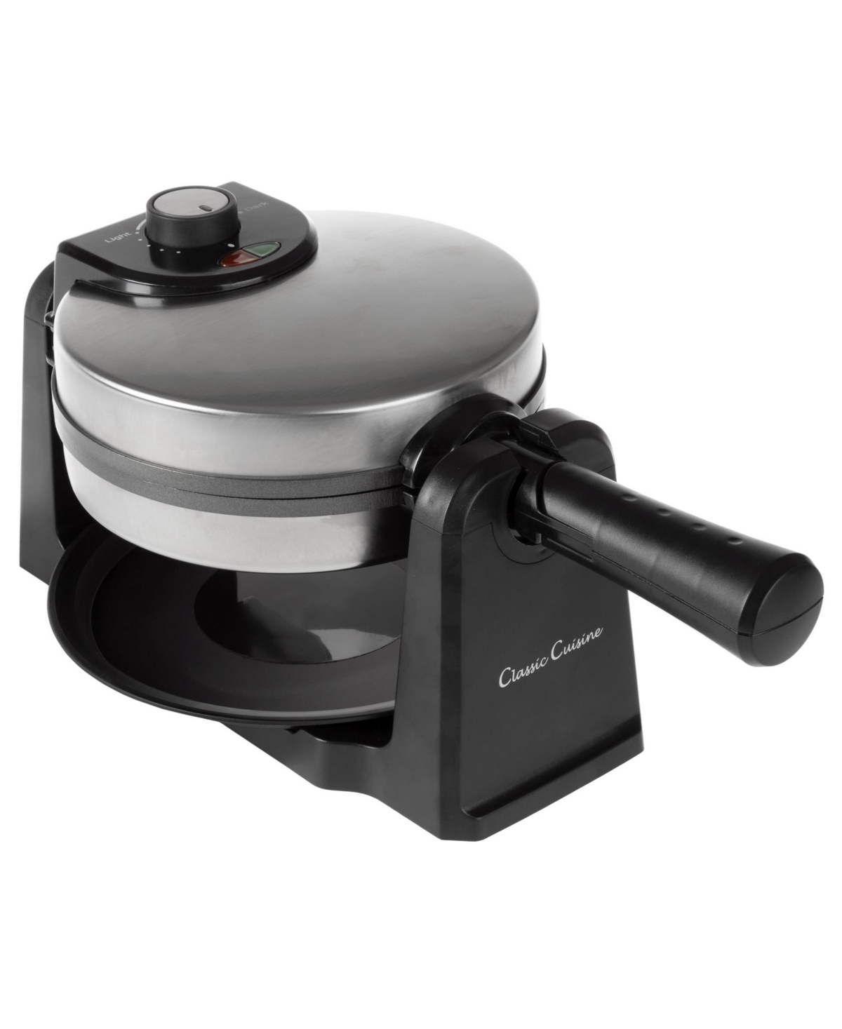 BLACK+DECKER Belgian Flip Waffle Maker - Silver