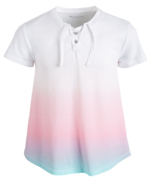 Ideology Little Girl Lace Up Tee