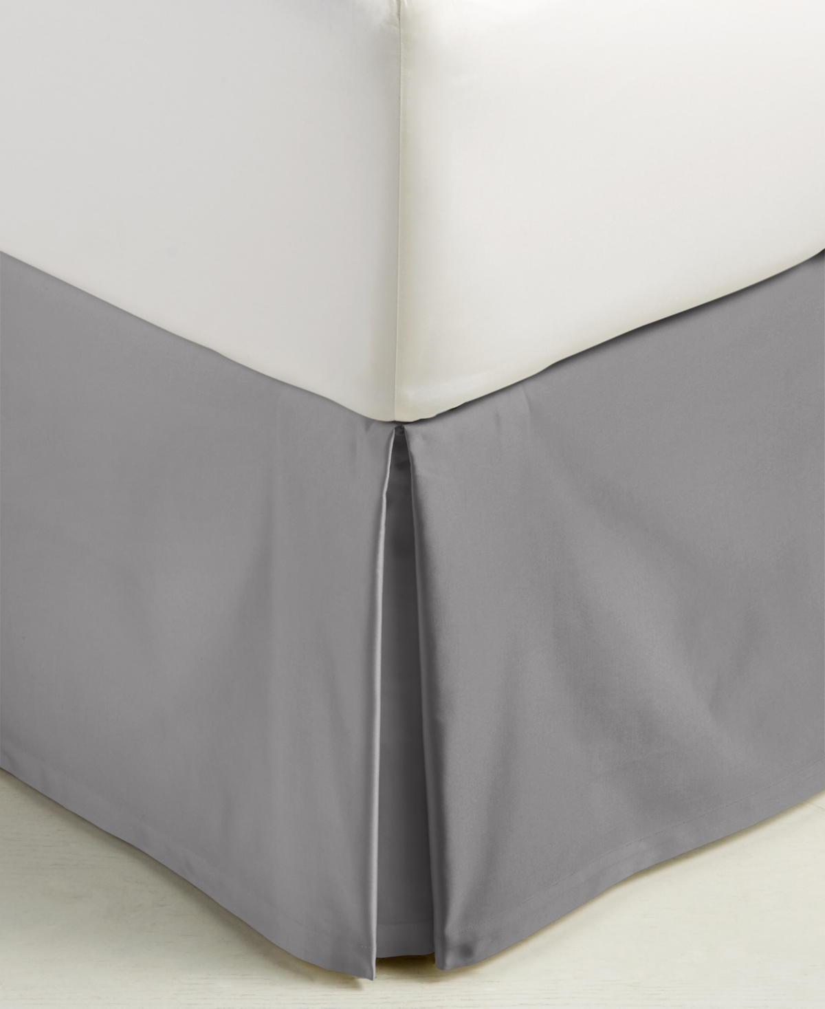 Hotel Collection Closeout!  Mineral Bedskirt, Queen, Created For Macy's In Grey
