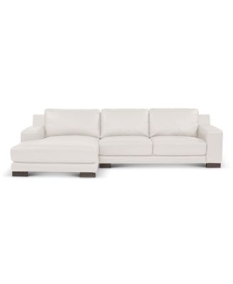 CLOSEOUT! Darrium 2-Pc. Leather Sofa with Chaise, Created for Macy's