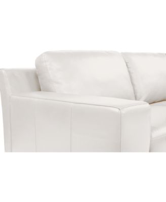 CLOSEOUT! Darrium 5-Pc. Leather Chaise Sectional with Corner Table & Console, Created for Macy's