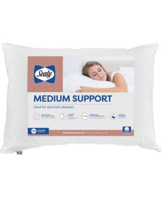 Medium Support Pillow for Stomach Sleepers, Standard/Queen