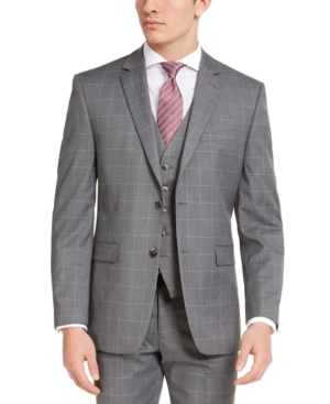 Perry Ellis Men's Portfolio Slim-Fit Stretch Suit Jackets