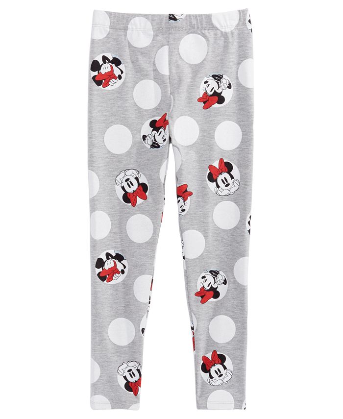 Disney Toddler Girls Playful Minnie Mouse Dot Leggings - Macy's