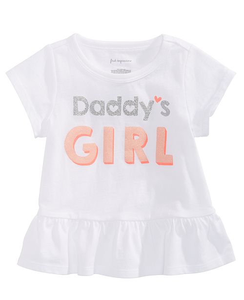 First Impressions Toddler Girls Daddy S Girl Print Cotton T Shirt