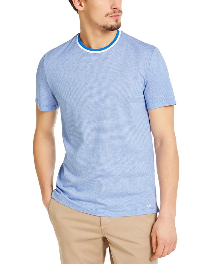 Michael Kors Men's Birdseye Tipped T-Shirt & Reviews - T-Shirts - Men ...