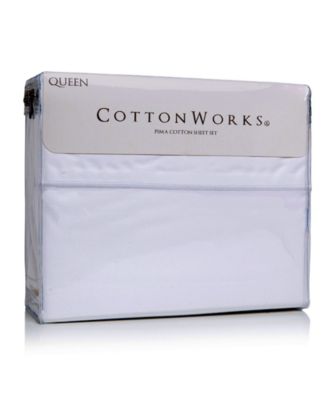 1000 Thread Count 100% Pima Cotton Sateen 4-Pc. Sheet Set, King