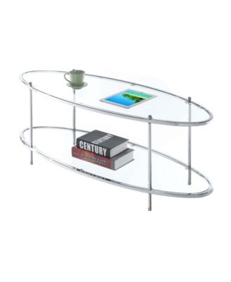Convenience Concepts Royal Crest Oval Coffee Table
