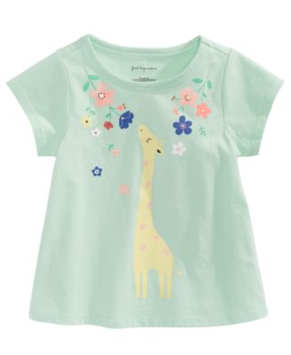 giraffe print t shirt