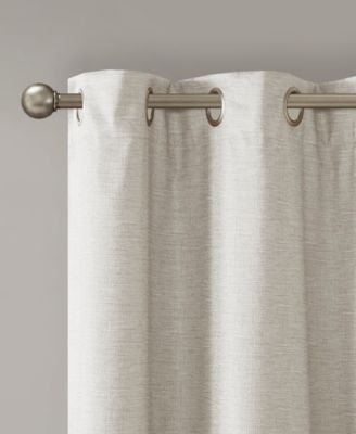 CLOSEOUT! Como Faux Silk Total Blackout Curtain Collection