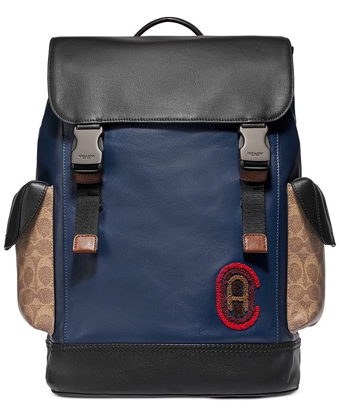 COACH Men's Rivington Colorblocked Backpack - Macy's