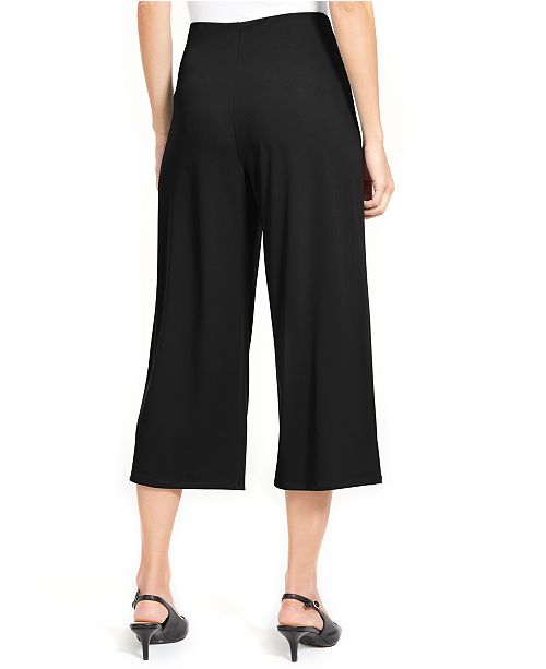Alfani Pull-On Culotte Pants, Created for Macy's & Reviews - Pants ...