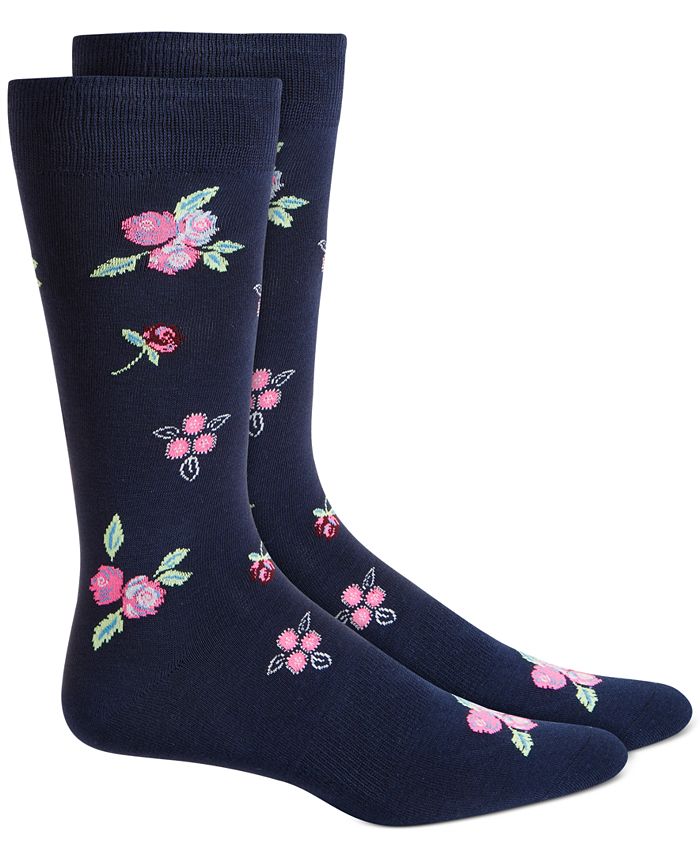 Bar III Men's Floral Socks, Created for Macy's - Macy's