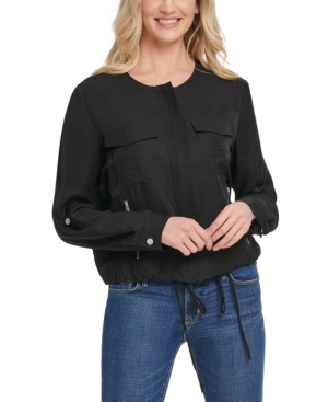 Dkny Zip-Front Jacket