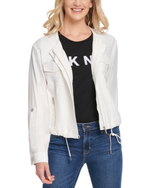 Dkny Zip-Front Jacket