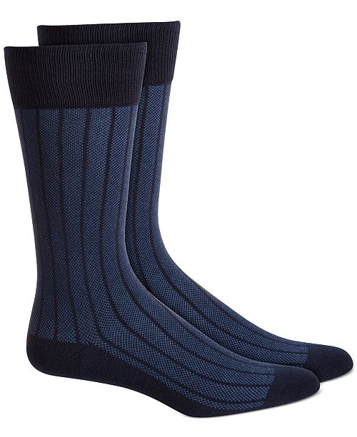 Alfani Men's Striped Socks, Created for Macy's & Reviews - Underwear ...
