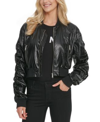 DKNY - Cropped Bomber Jacket