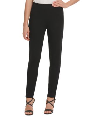 calvin klein women's modern essential power stretch legging with waistband