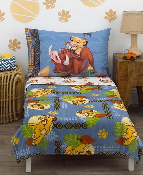 Disney Lion King Totally Tribal 4Piece Toddler Bedding Set & Reviews
