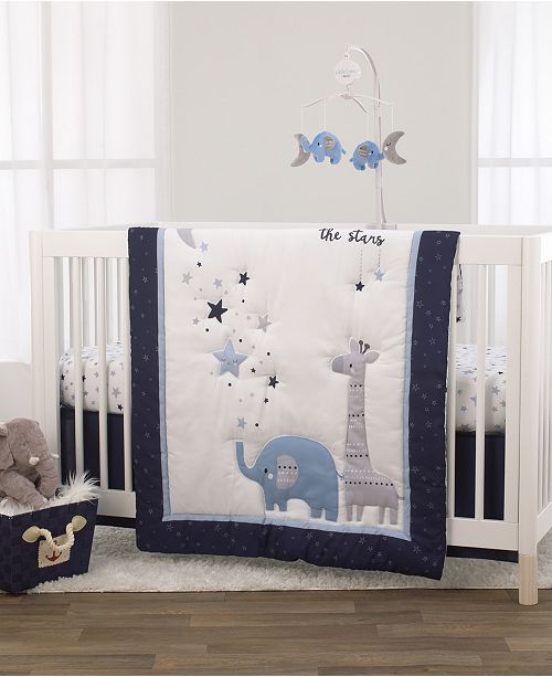 Nojo Safari Moon And Stars 3 Piece Crib Bedding Set Reviews