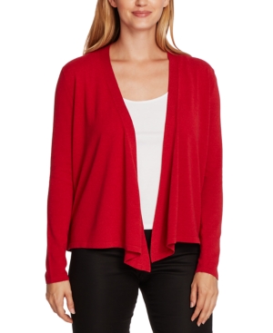 VINCE CAMUTO DRAPEY OPEN-FRONT CARDIGAN