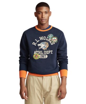 fleece graphic sweatshirt