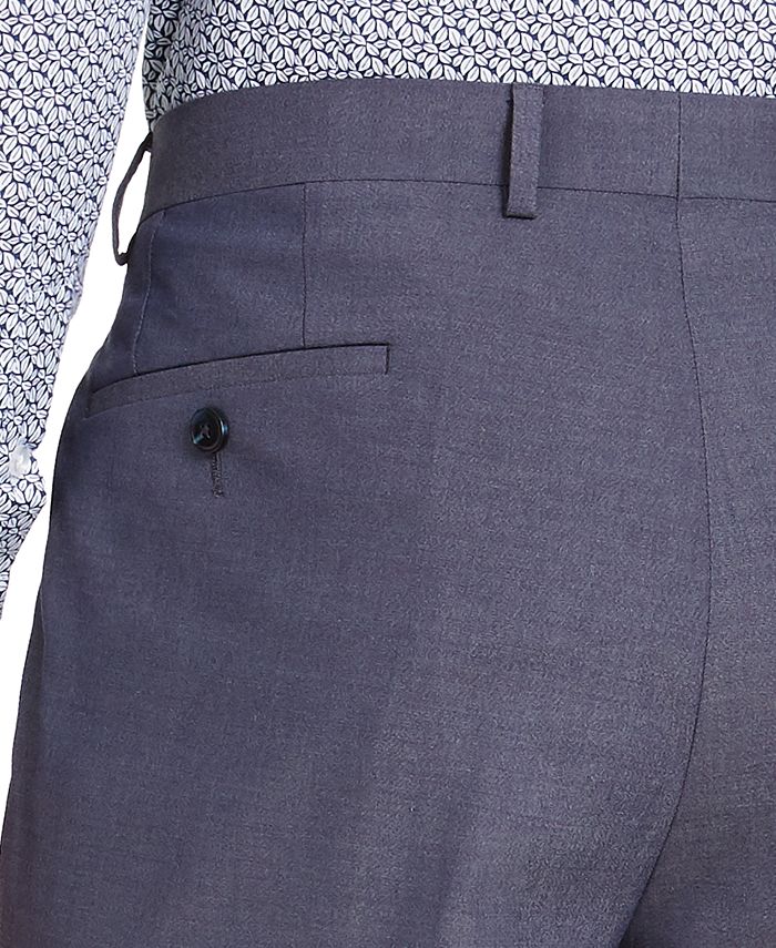 Sean John Men's Classic-Fit Blue Solid Suit Pants & Reviews - Pants ...