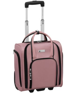 macys pink luggage