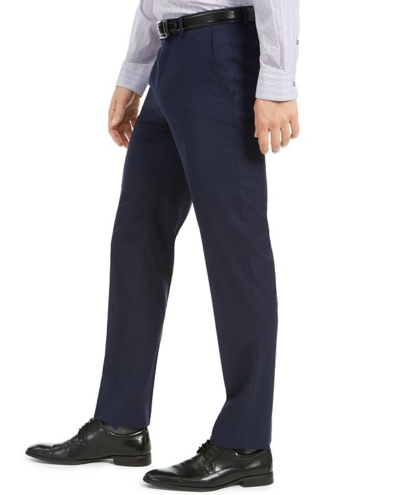 Alfani Men's Slim-Fit Stretch Solid Suit Pants, Created for Macy's ...
