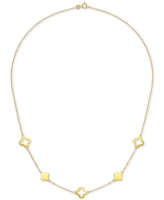 Clover Necklace in 14k Gold 