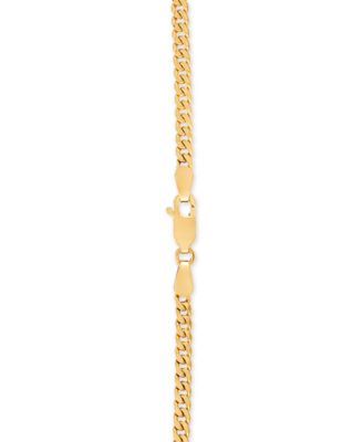 Lightweight Miami Cuban Link 18" Chain Necklace (3mm) in 14k Gold