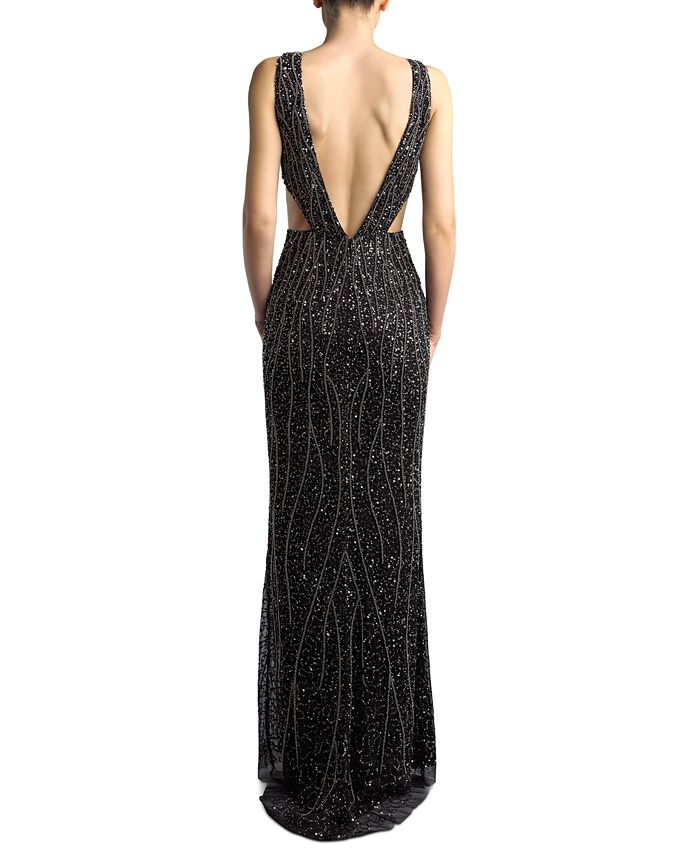 Basix black label beaded gown Sale