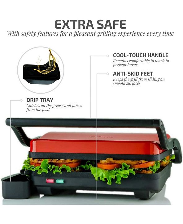 OVENTE Electric Panini Press Grill & Reviews Small Appliances